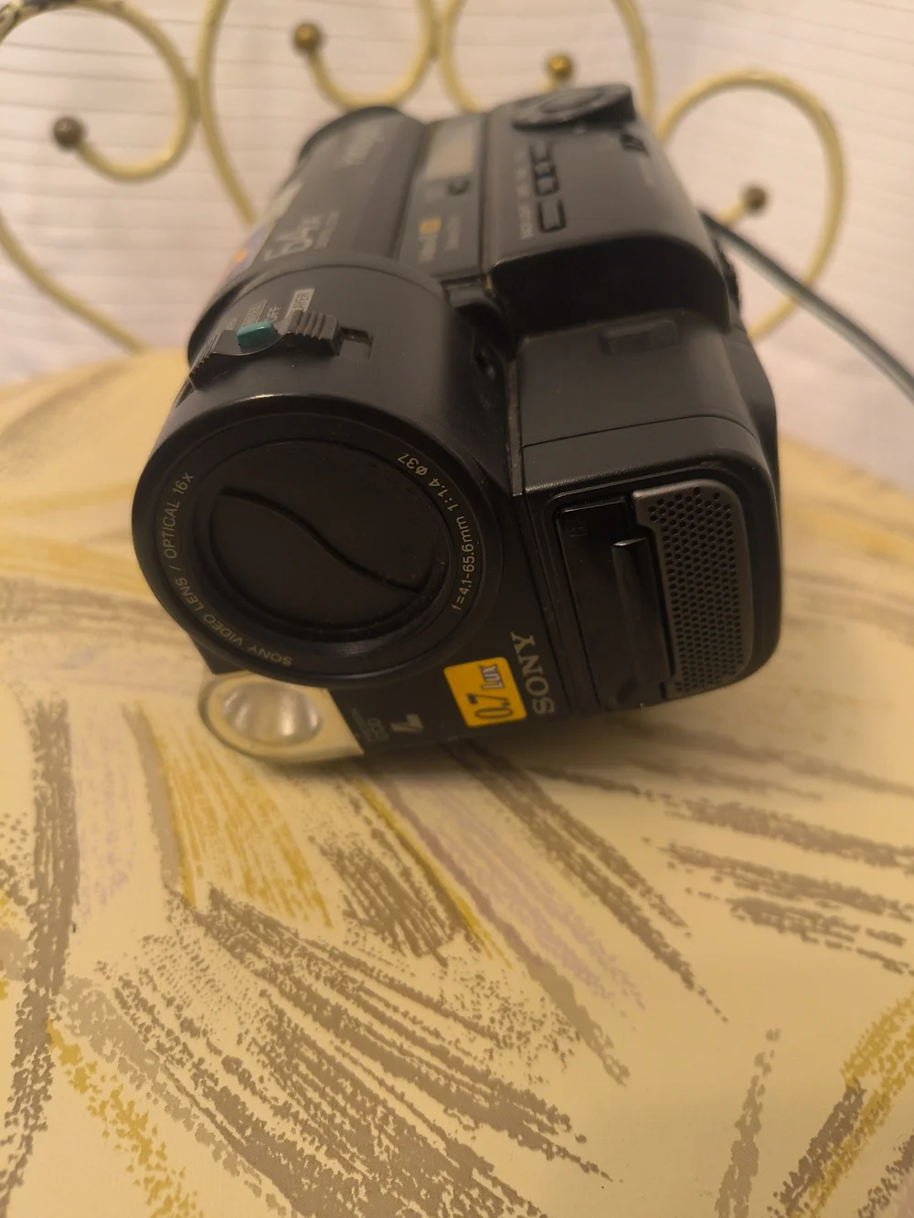 Sony Handycam Black Camcorder with InfoLithium Battery For Parts Only